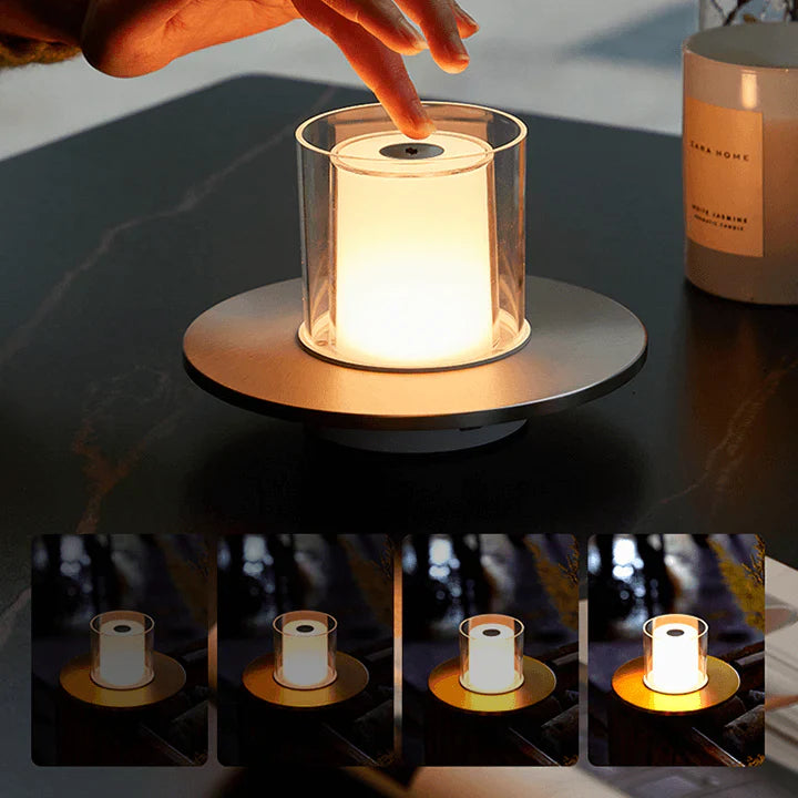 LumaGlow – Stilvolle LED-Kerze mit Induktionssteuerung und flammenlosem Licht