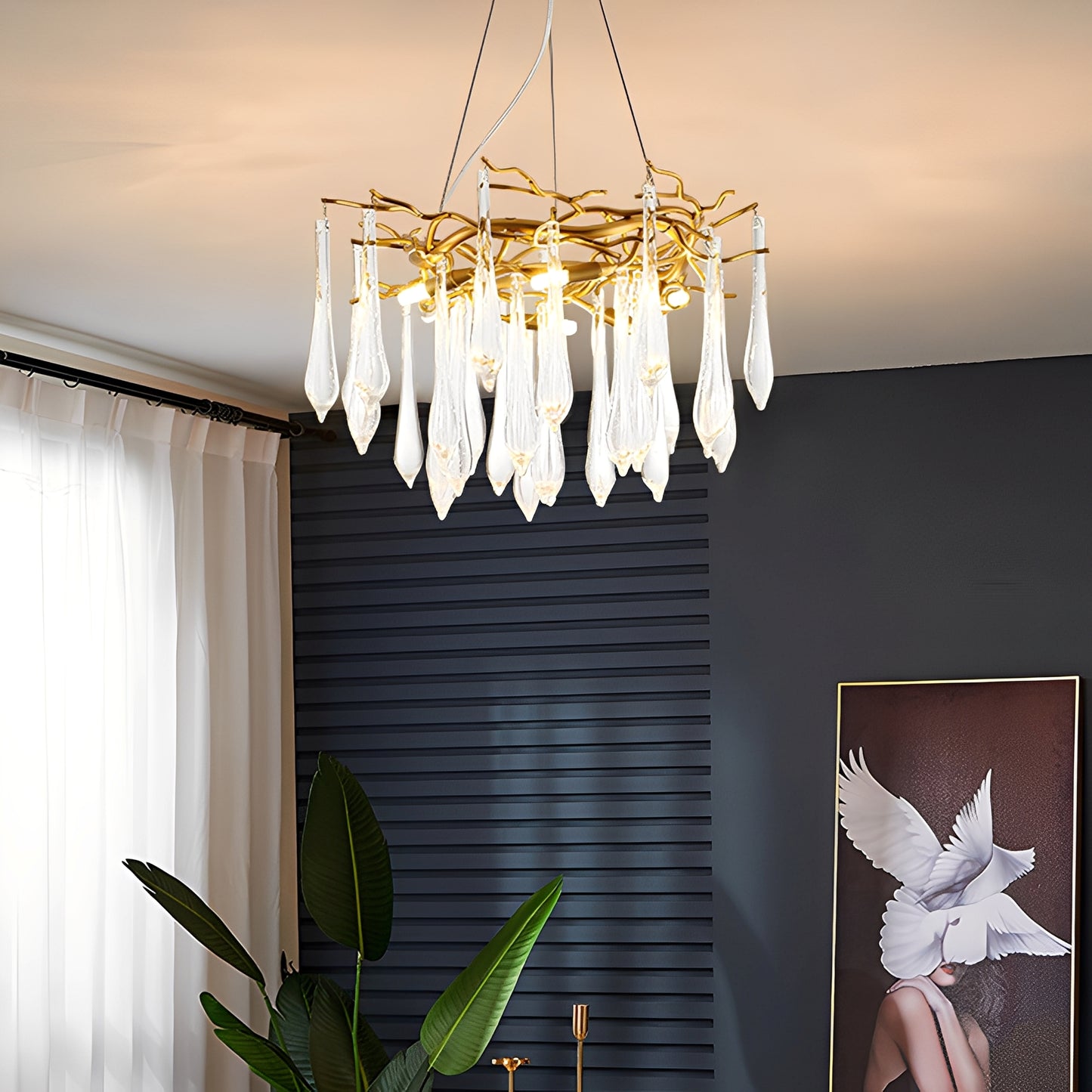 Maris – Moderner Glas-Kronleuchter