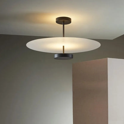 Minimalistische LED-Deckenleuchte im kreisförmigen Design