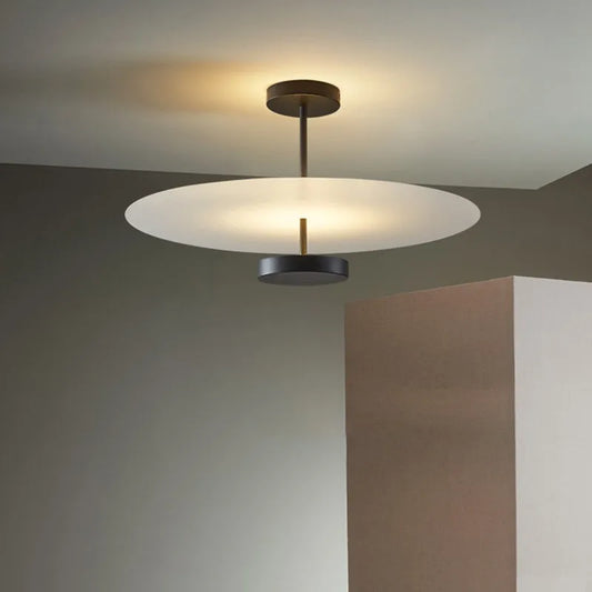 Minimalistische LED-Deckenleuchte im kreisförmigen Design