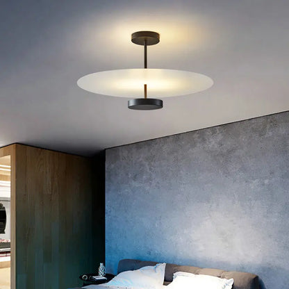 Minimalistische LED-Deckenleuchte im kreisförmigen Design
