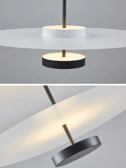 Minimalistische LED-Deckenleuchte im kreisförmigen Design
