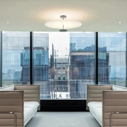 Minimalistische LED-Deckenleuchte im kreisförmigen Design