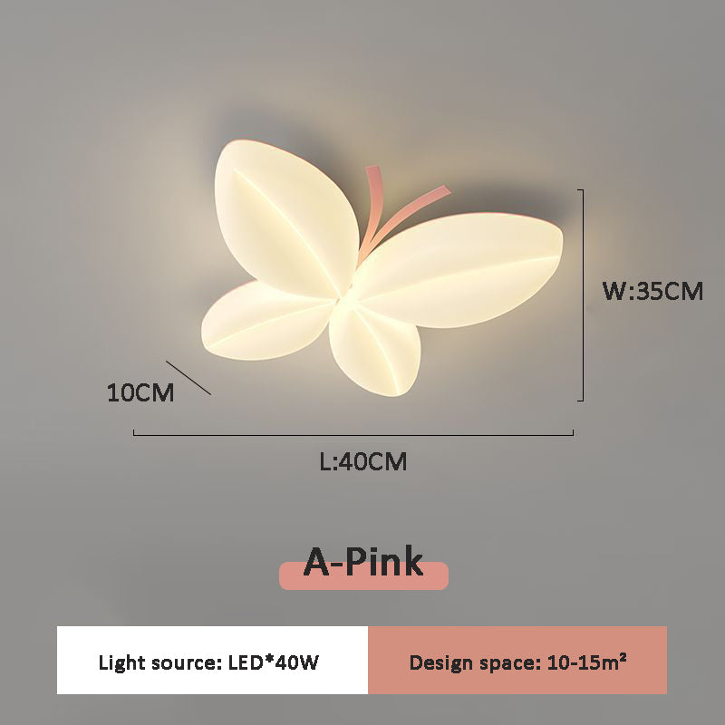 LED-Deckenleuchte Butterfly mit Augenschutz