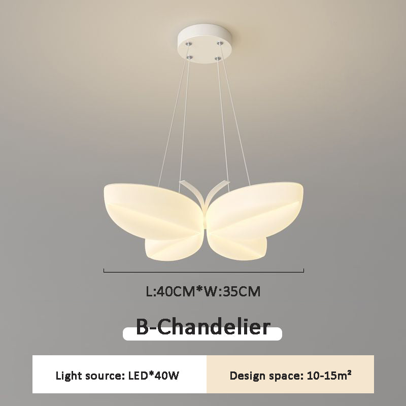 LED-Deckenleuchte Butterfly mit Augenschutz