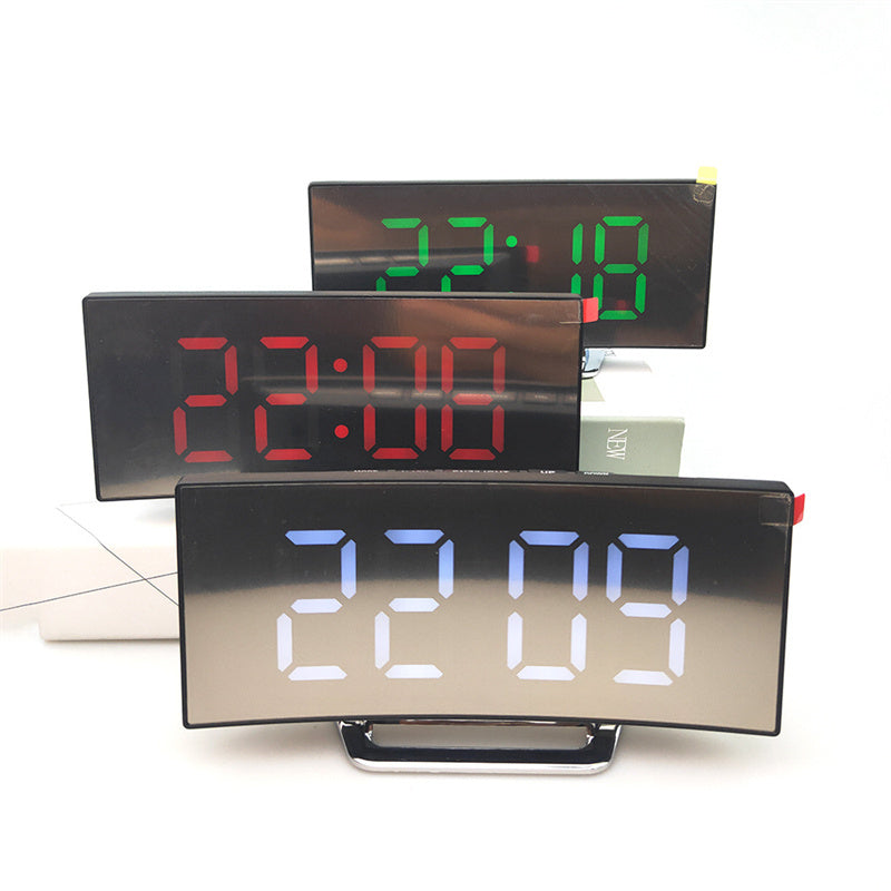 Multifunktionaler LED-Spiegelwecker
