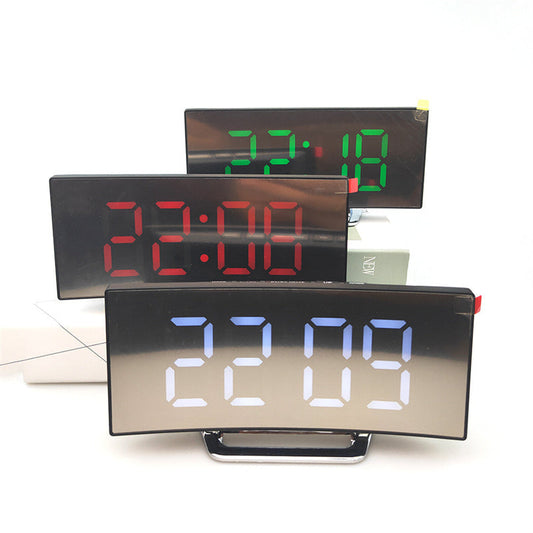 Multifunktionaler LED-Spiegelwecker