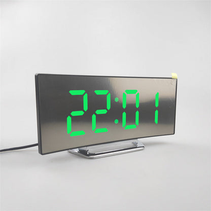 Multifunktionaler LED-Spiegelwecker