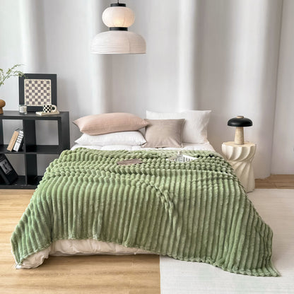 Luxuriöse Gewichtsdecke aus Samt für Sofa und Bett