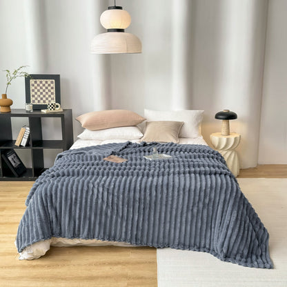 Luxuriöse Gewichtsdecke aus Samt für Sofa und Bett