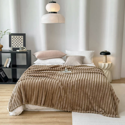 Luxuriöse Gewichtsdecke aus Samt für Sofa und Bett