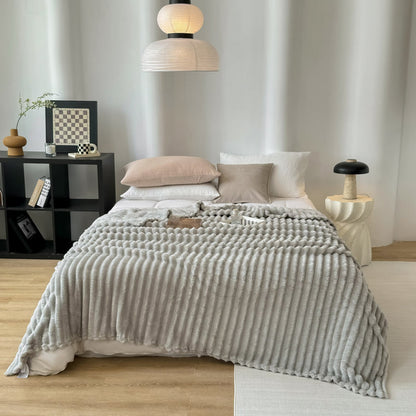 Luxuriöse Gewichtsdecke aus Samt für Sofa und Bett
