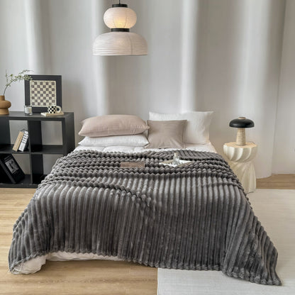 Luxuriöse Gewichtsdecke aus Samt für Sofa und Bett