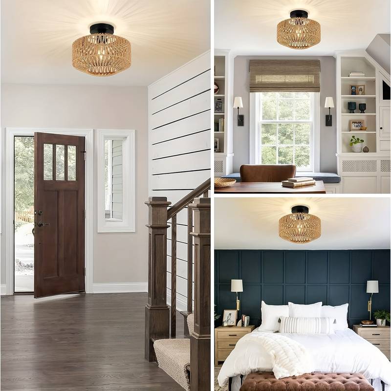 BohoAura – Deckenlampe im handgefertigten Boho-Design