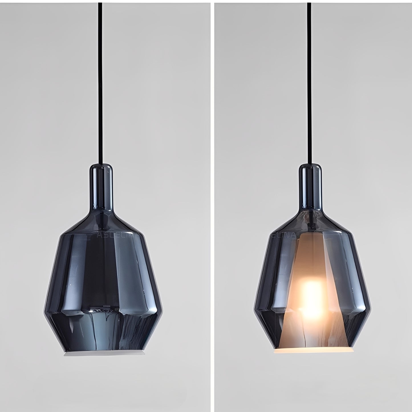 Althea – Moderne Mehrfarbige Glas Pendelleuchte