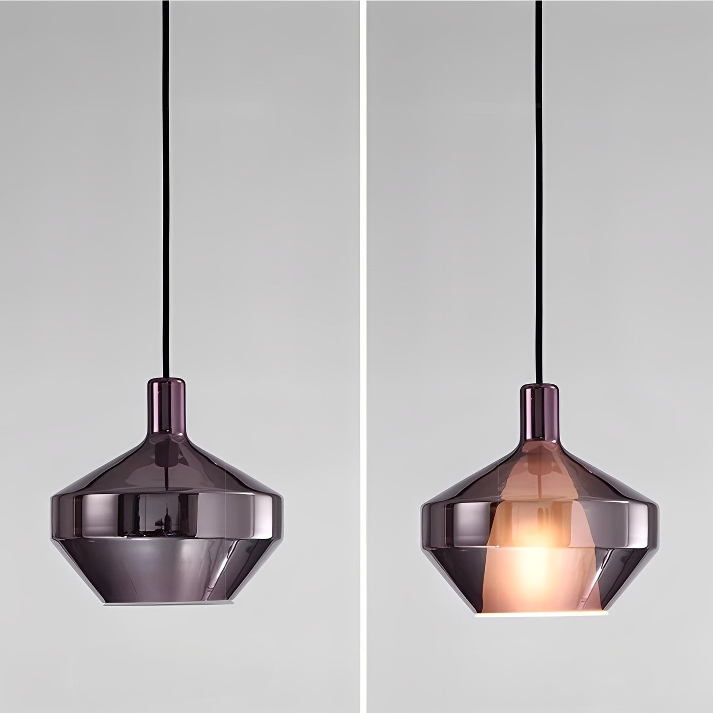 Althea – Moderne Mehrfarbige Glas Pendelleuchte