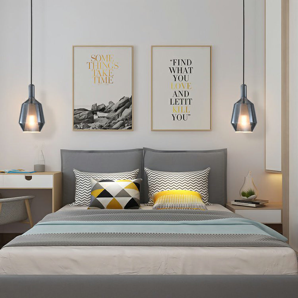 Althea – Moderne Mehrfarbige Glas Pendelleuchte