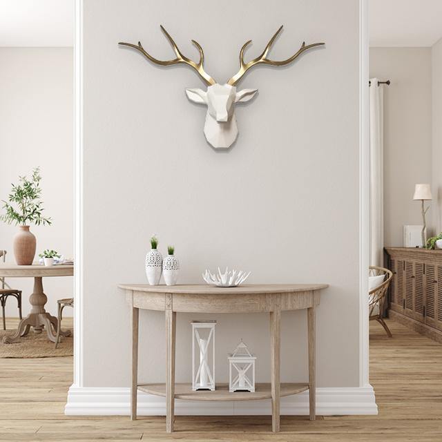 3D Löwenkopf-Wandhaken im modernen Safari-Stil