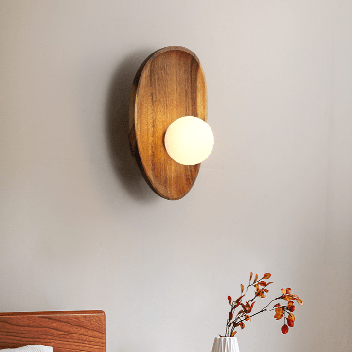 Alani – Wandlampe aus echtem Holz
