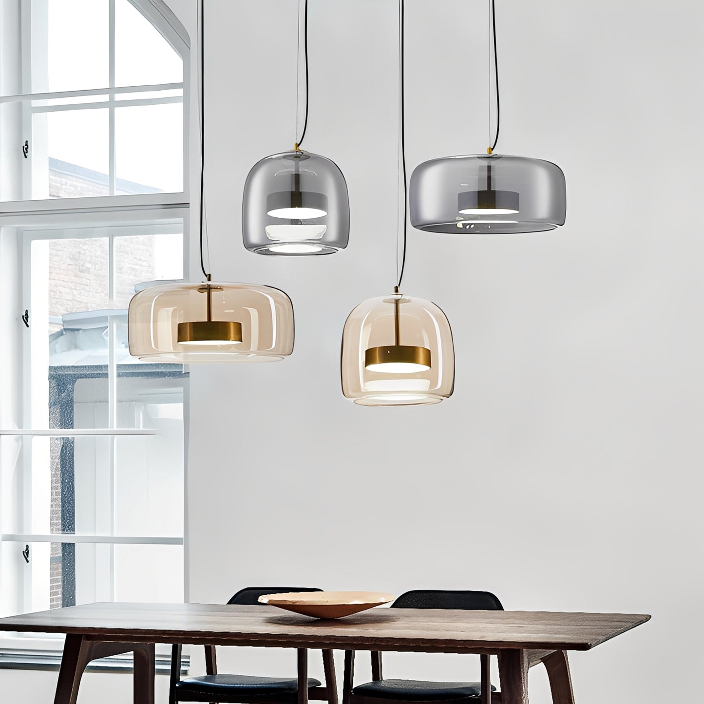 Mika – Moderne Glas-Hängeleuchte