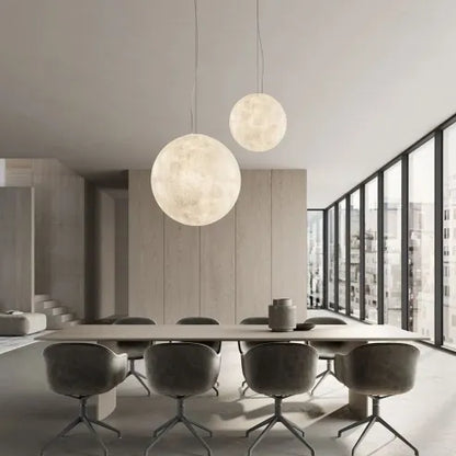Galaktischer 3D-Mond-Kronleuchter