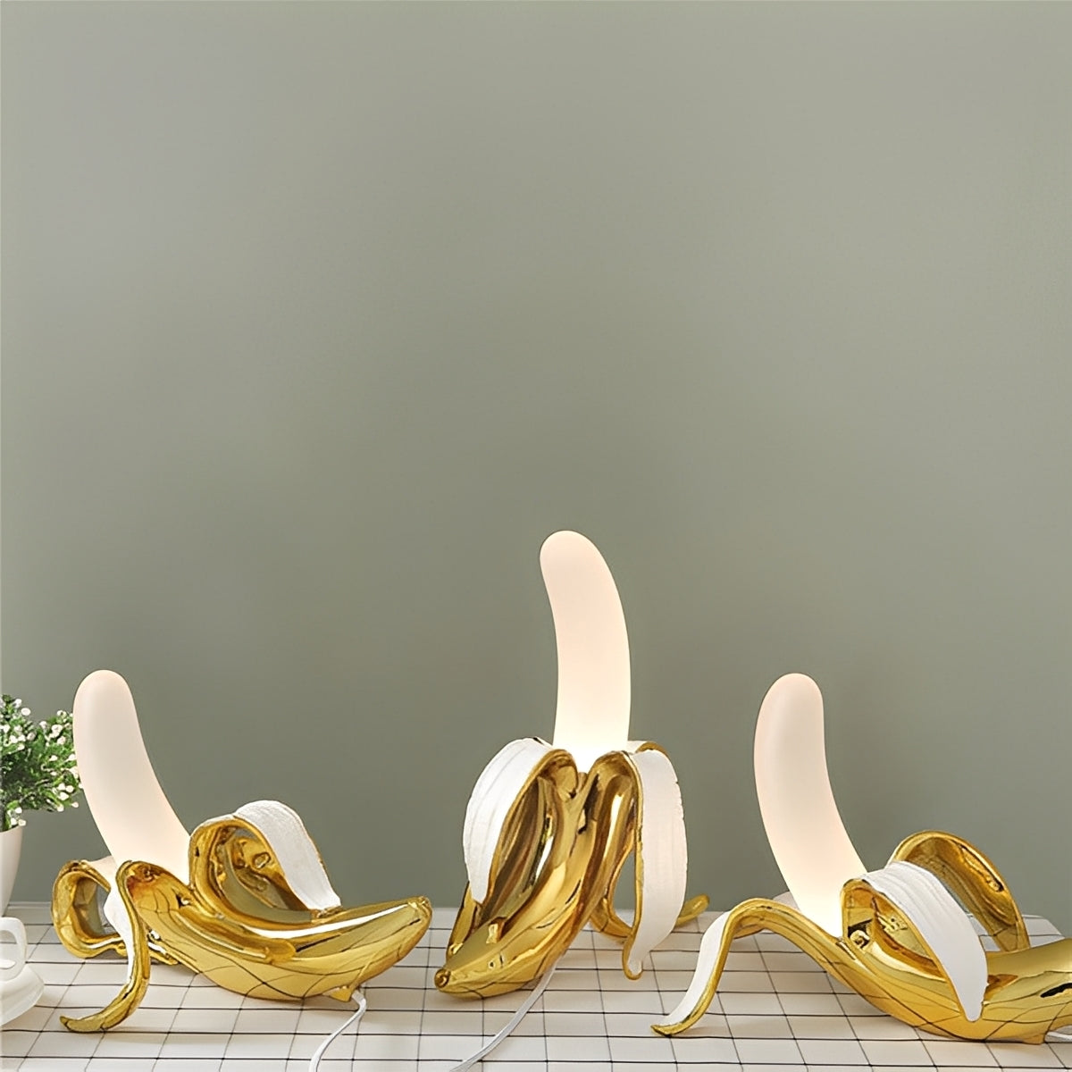 Ayano – Kreative Bananen-Tischlampe