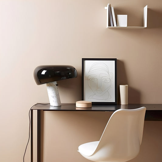 Elena – Postmoderne Marmor Pilzlampe
