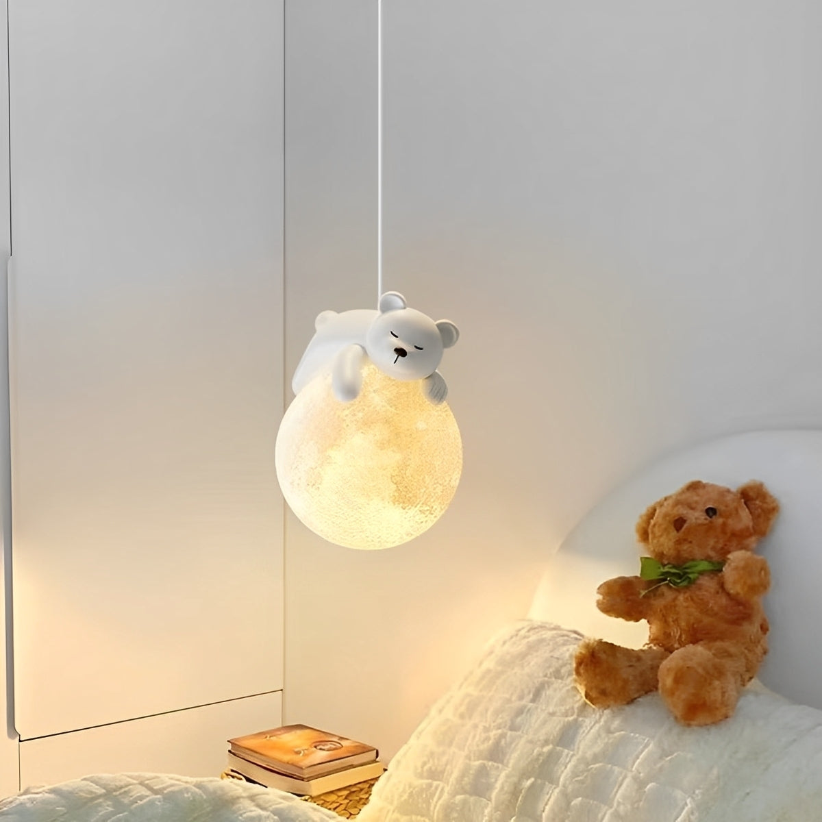LumiKids – Kinder-Kronleuchter mit Bär & Hase
