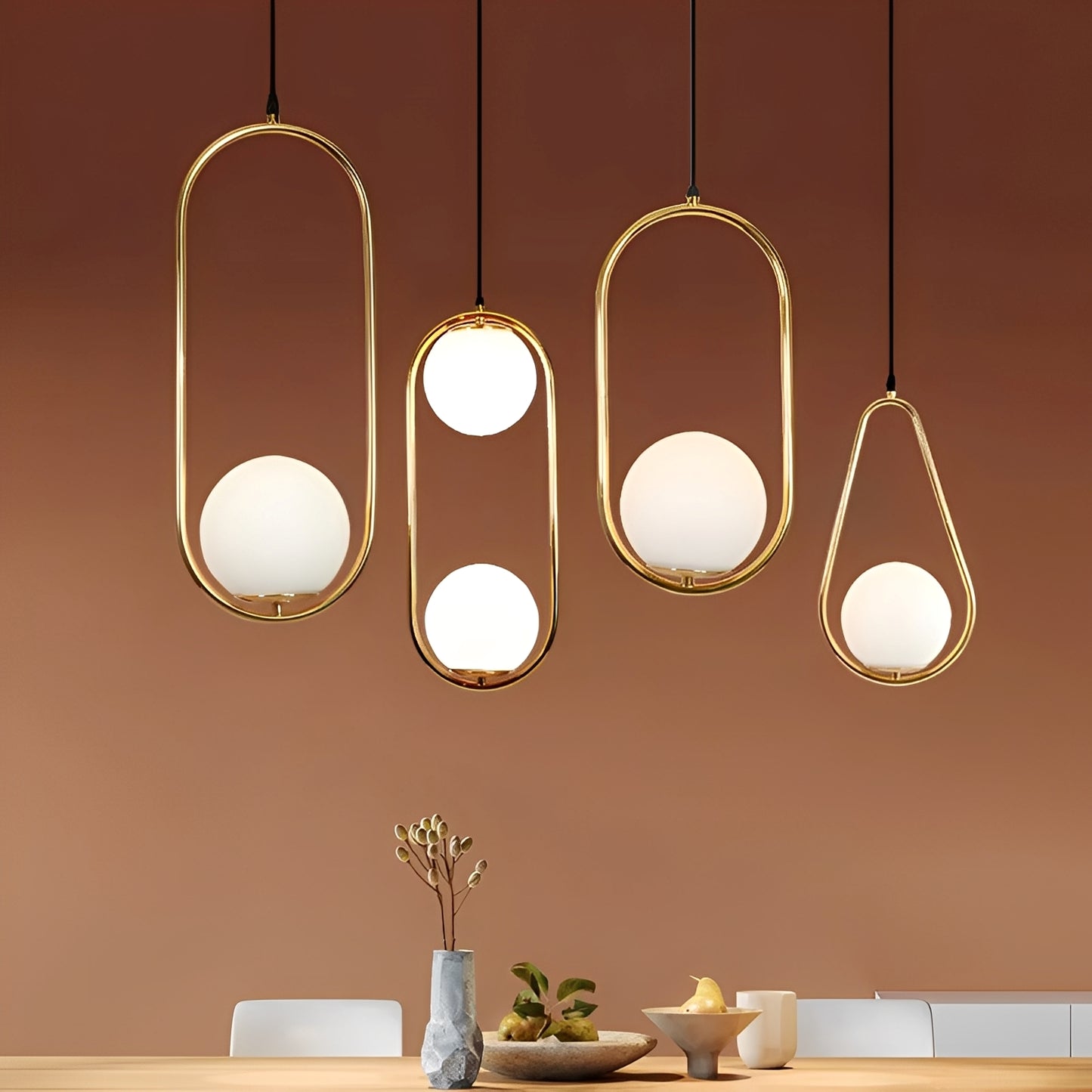 Lumi – Runde Nordic-Deckenleuchte im Magic-Bean-Design