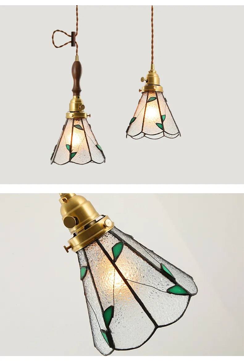 Tiffany – Handgefertigte Glas-Pendelleuchte