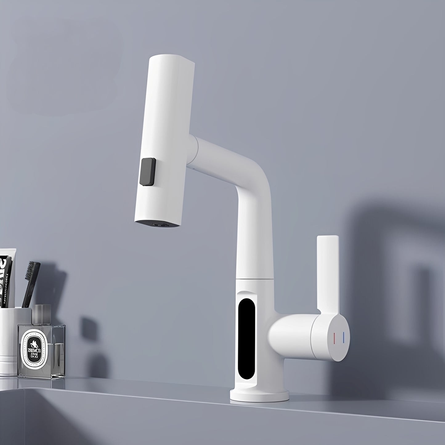 Avaro – Drehbarer Auszieh-Waschtischarmatur