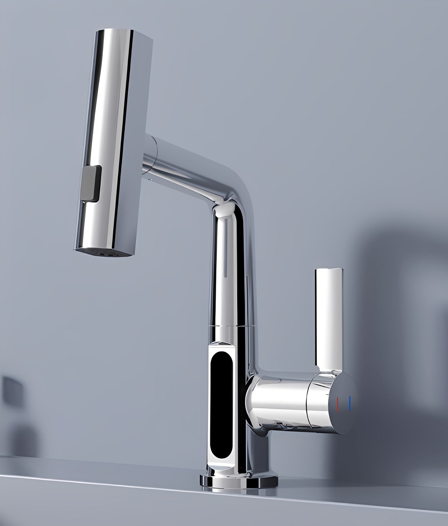 Kaito – Drehbarer Ausziehbarer Waschbeckenhahn