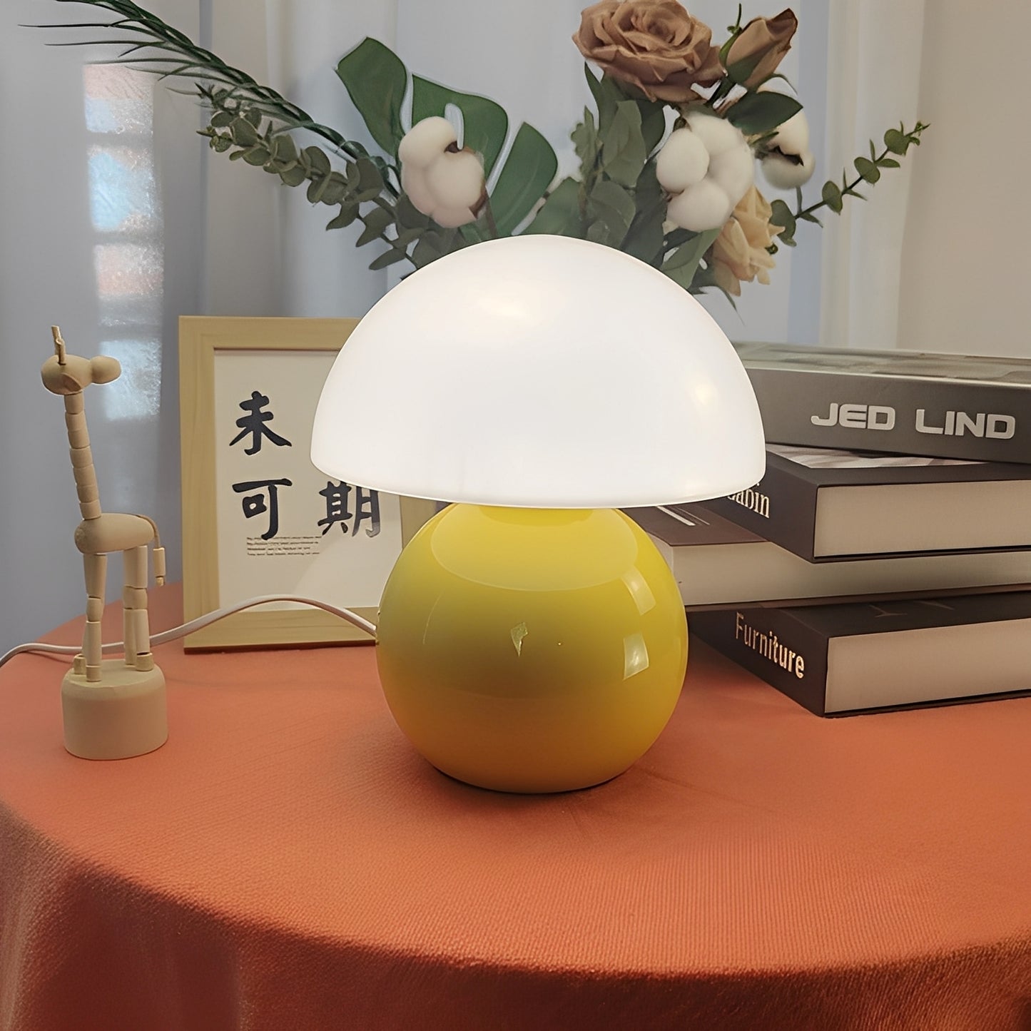 Riko – Pilzförmige Keramik-Tischlampe