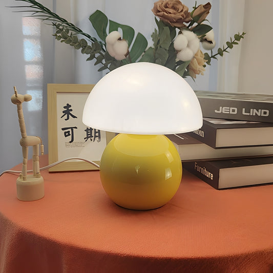 Riko – Pilzförmige Keramik-Tischlampe
