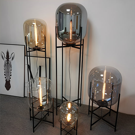 Alva – Skandinavische Glas-Tischlampe
