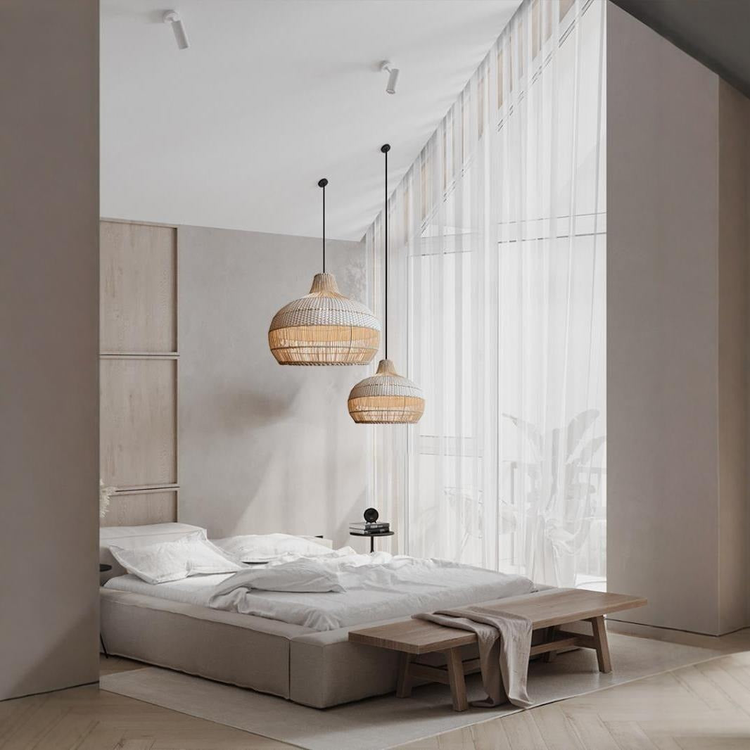 Ravina – Südostasien Rattan Deckenleuchte