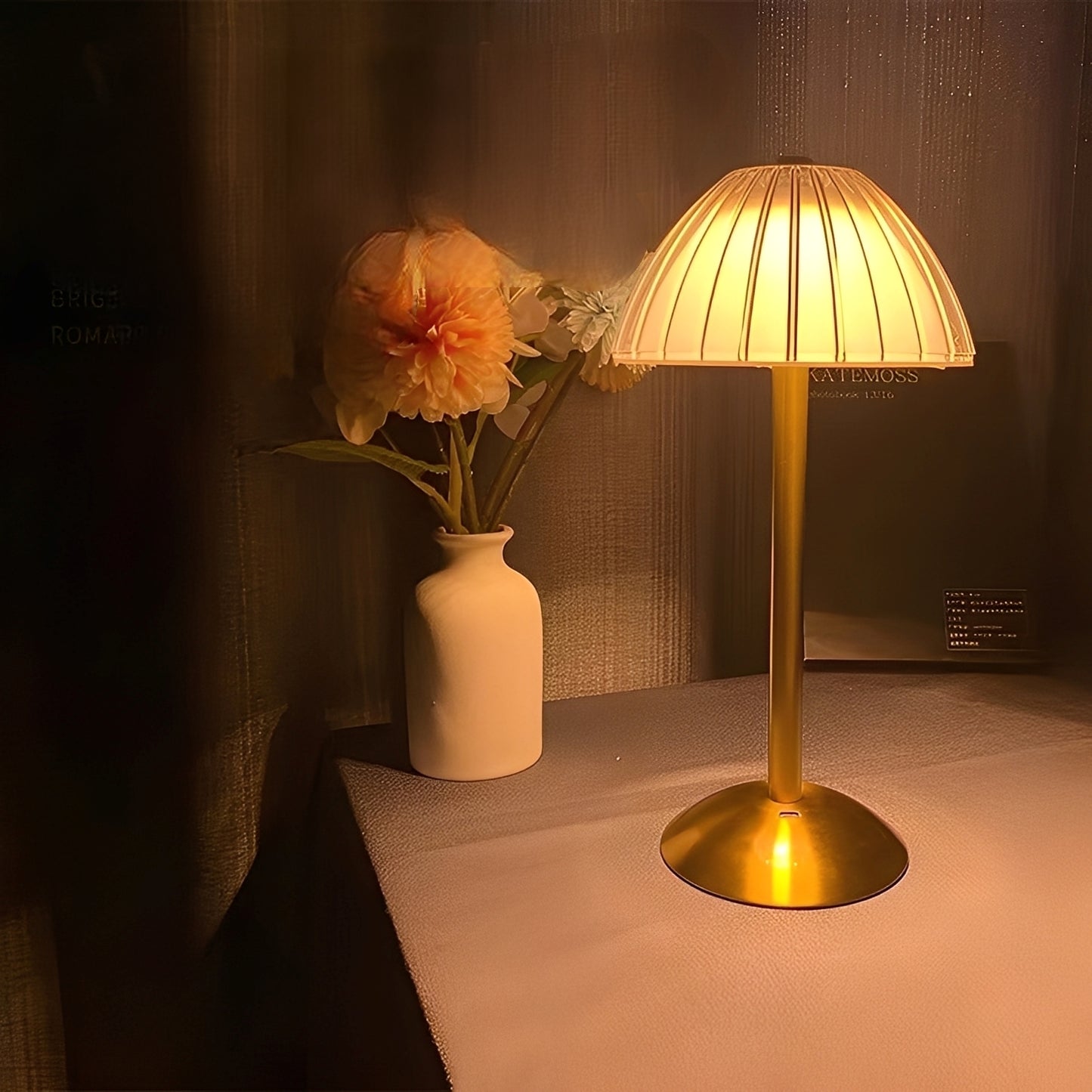 Alessia – Kristall Retro Tischlampe