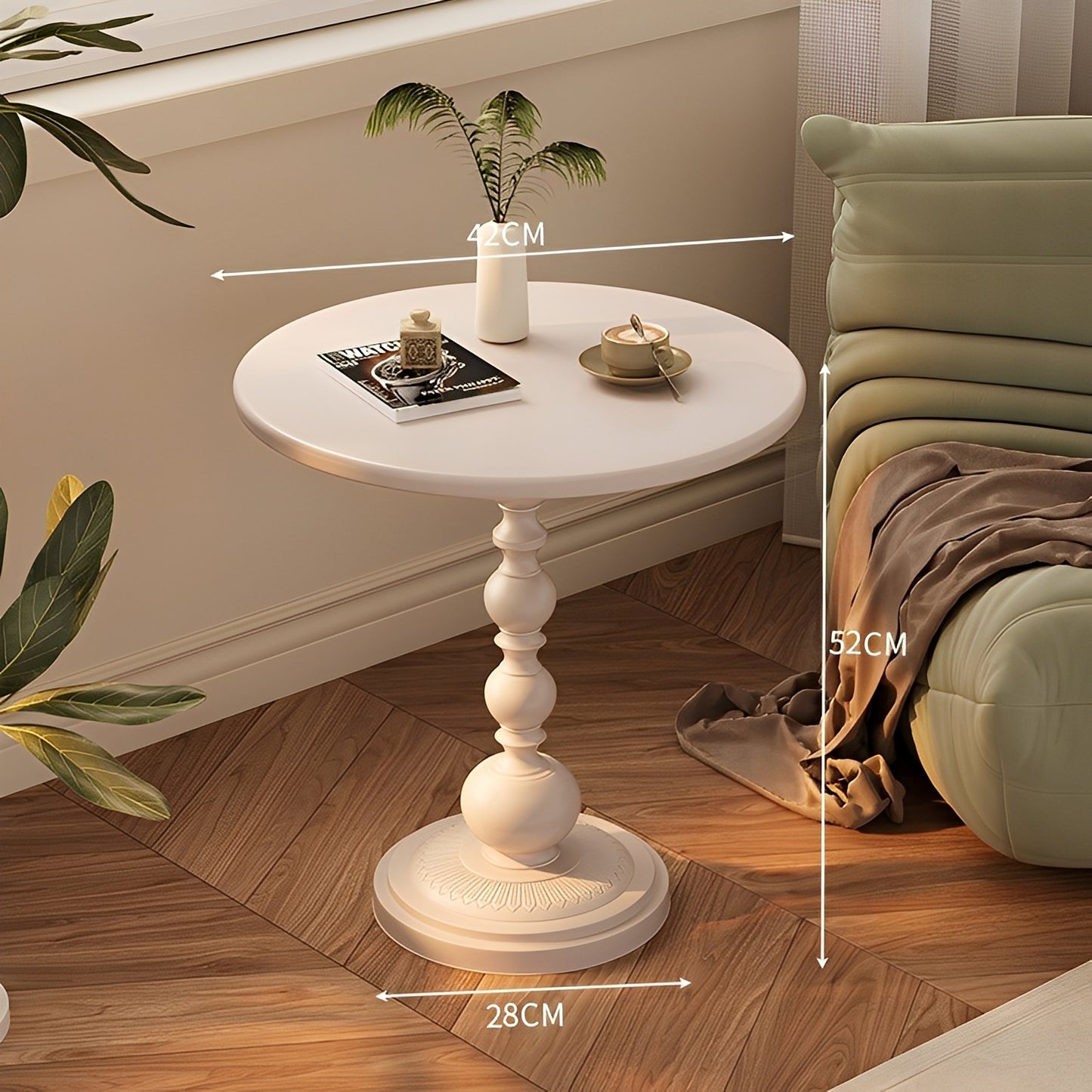 Mariselle – Vintage Moderner Runder Beistelltisch