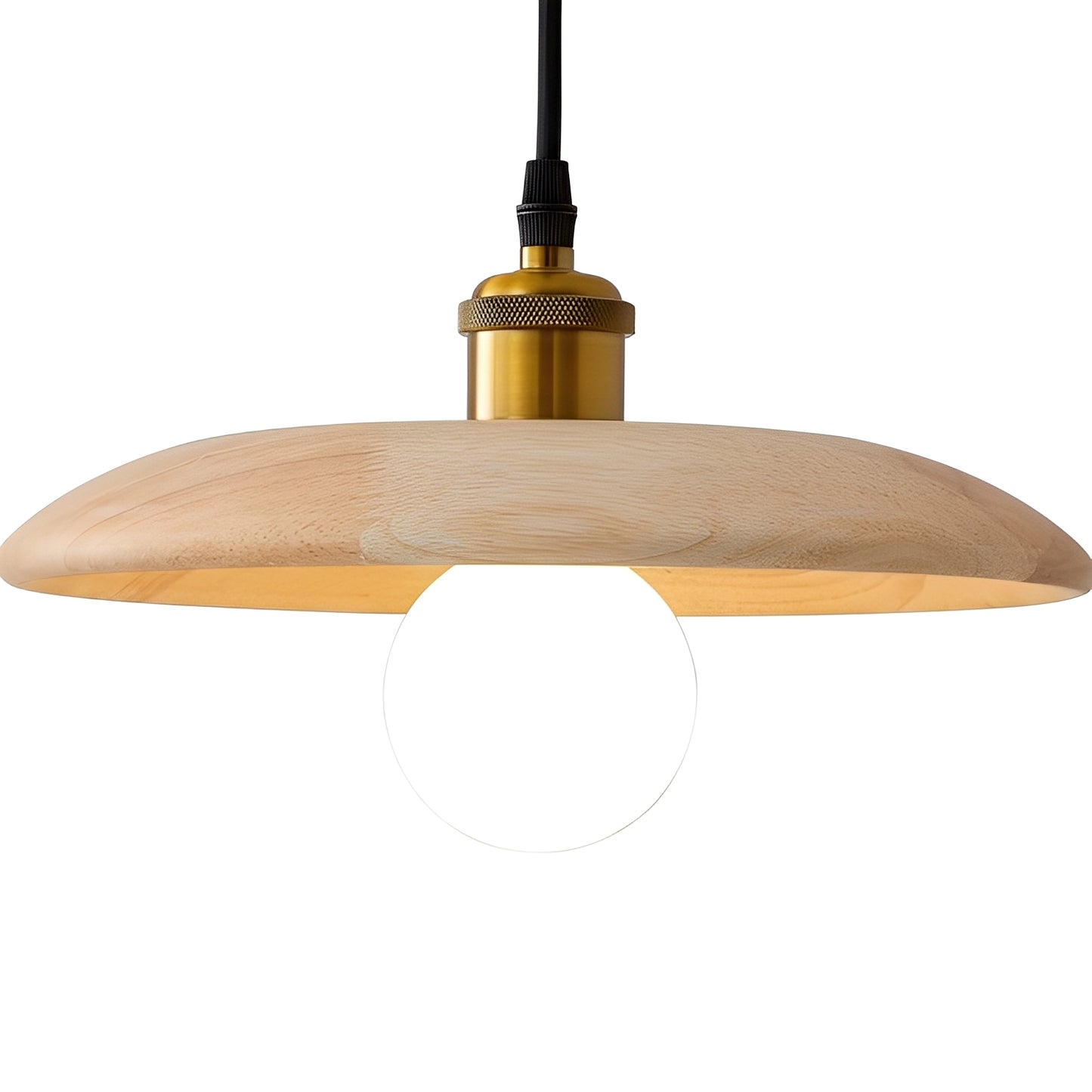 Yuri – Retro Holz-Pendelleuchte