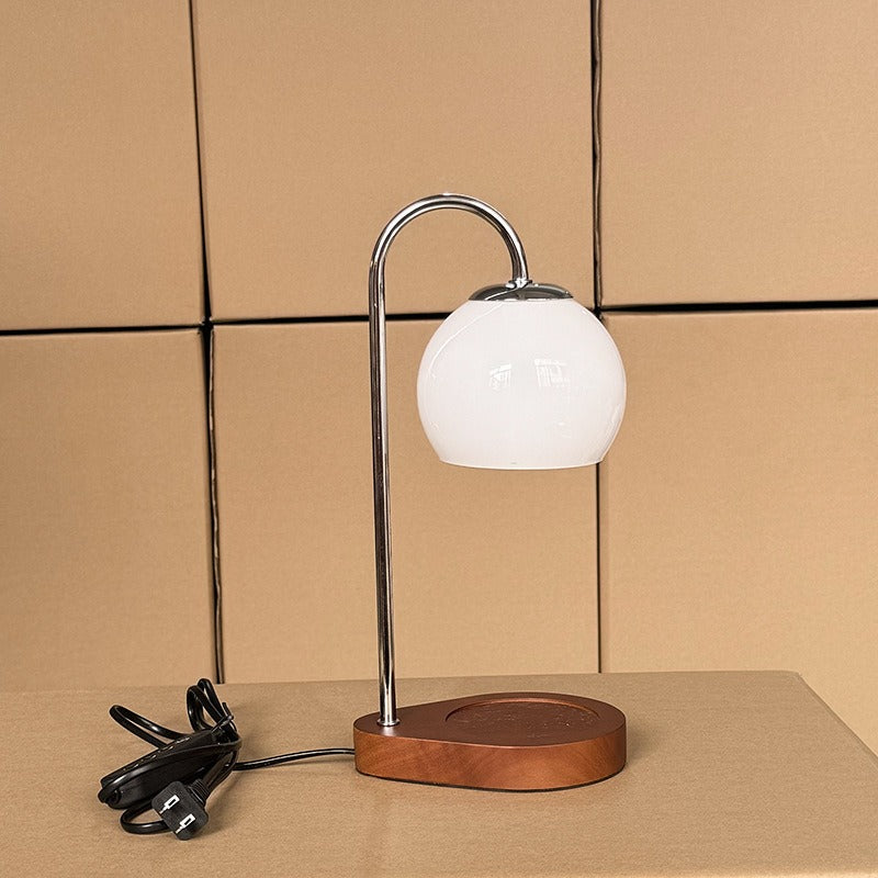 Miyu – Kreative Massivholz-Wachs-Schmelz Tischlampe