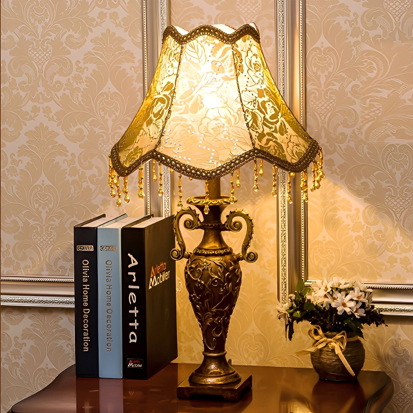 Cleo – Europäische Retro Tischlampe