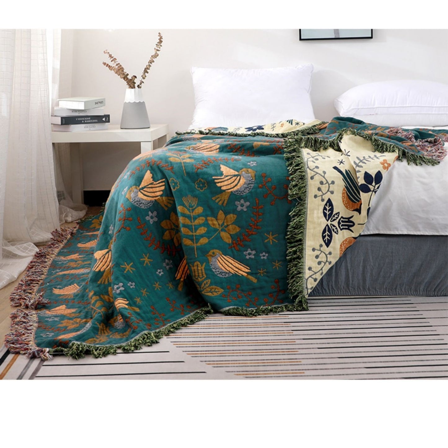 Sarah – Reine Baumwollgaze Decke