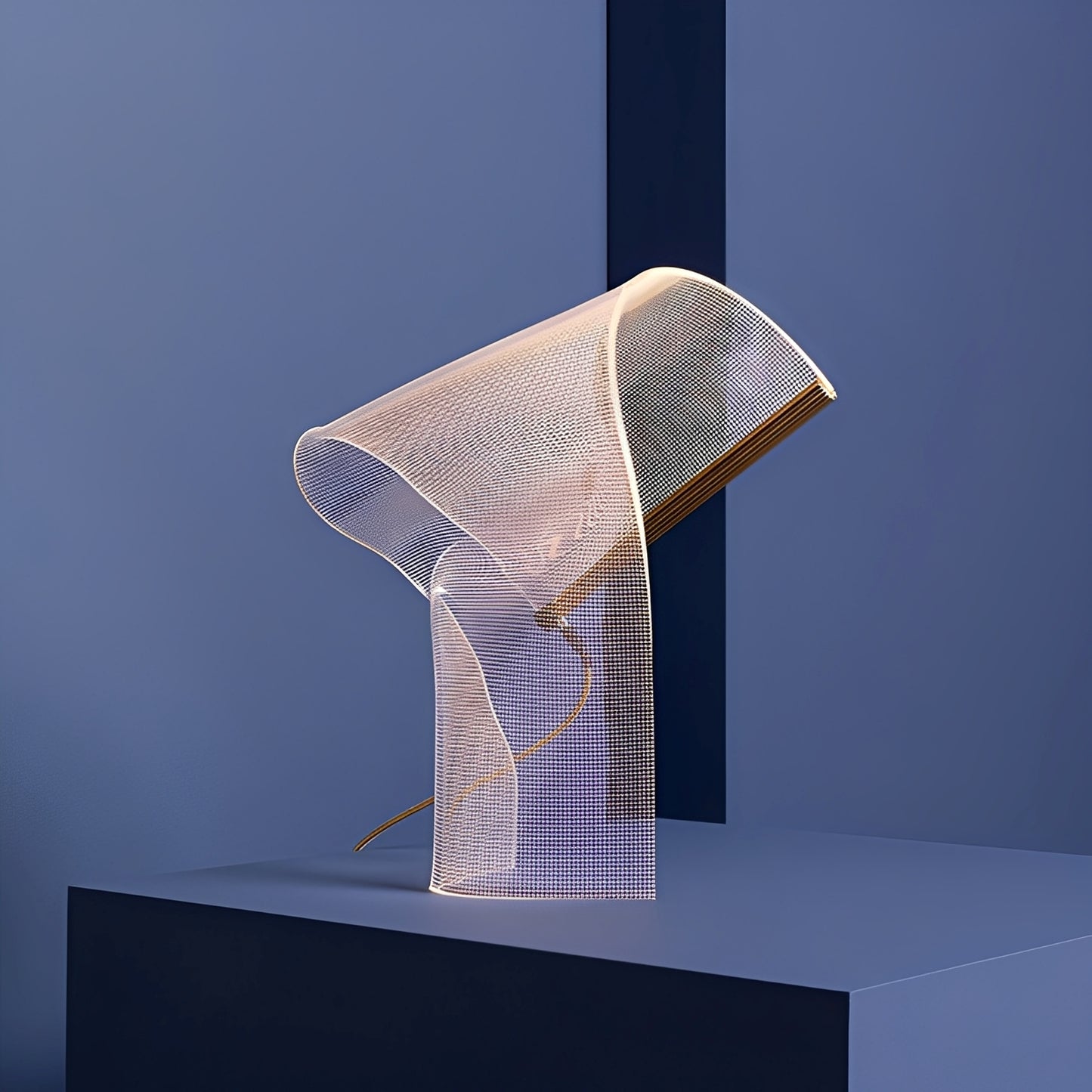Elodie – Künstlerische Acryl Tischlampe