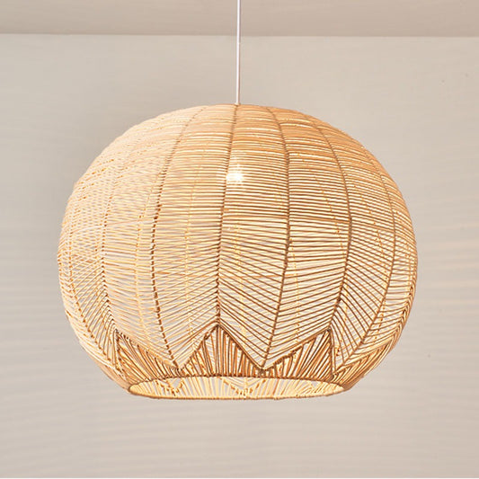 Aiko – Japanische Zen Rattan Hängeleuchte