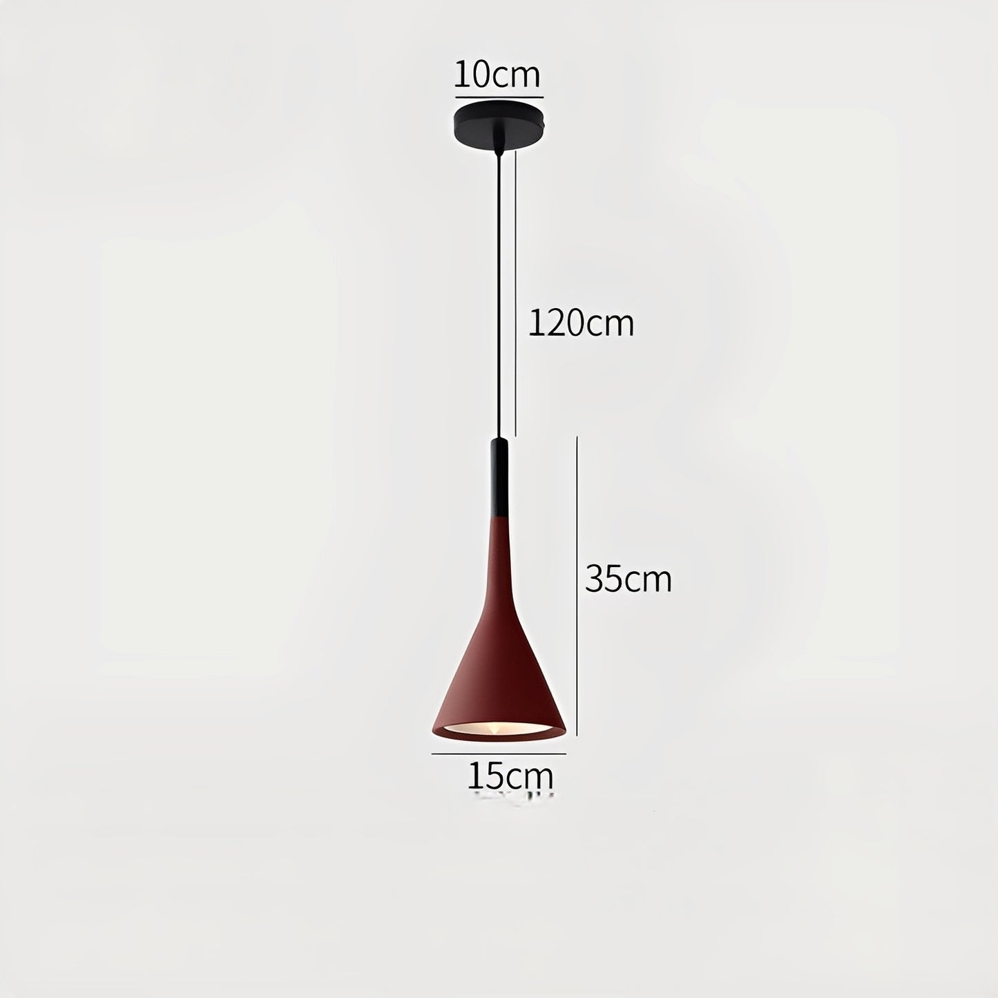 Arashi – Moderne Aluminium-Horn-Hängelampe