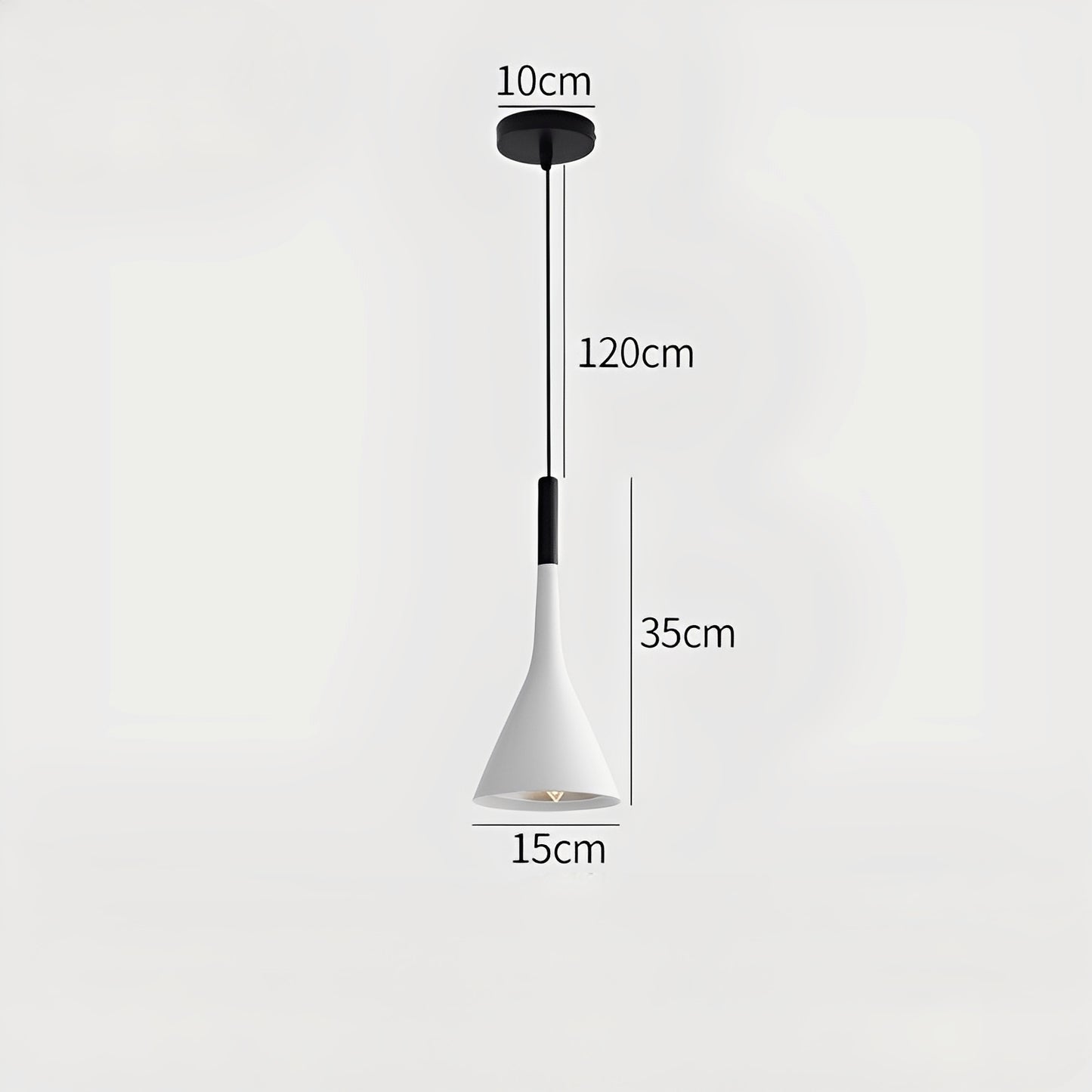 Arashi – Moderne Aluminium-Horn-Hängelampe