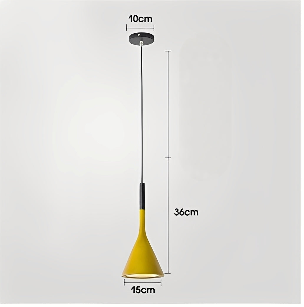 Arashi – Moderne Aluminium-Horn-Hängelampe