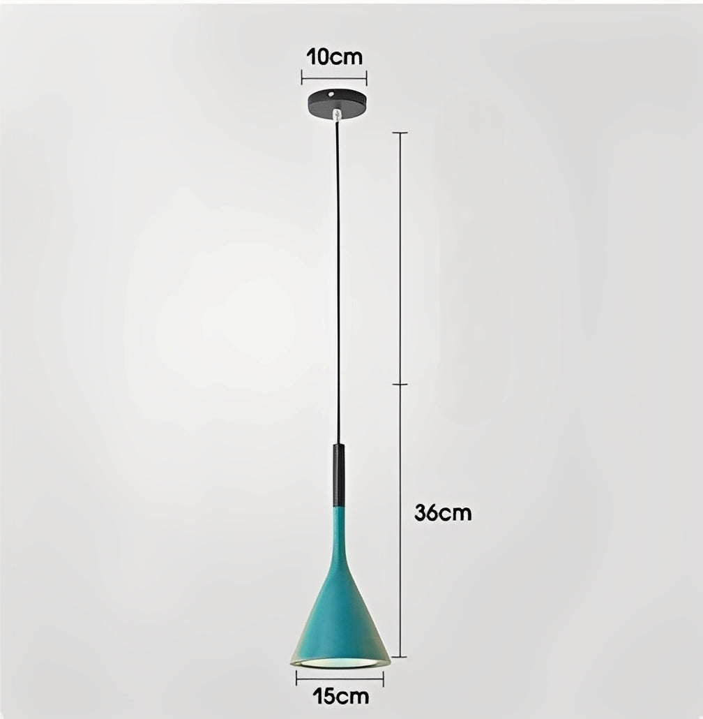 Arashi – Moderne Aluminium-Horn-Hängelampe