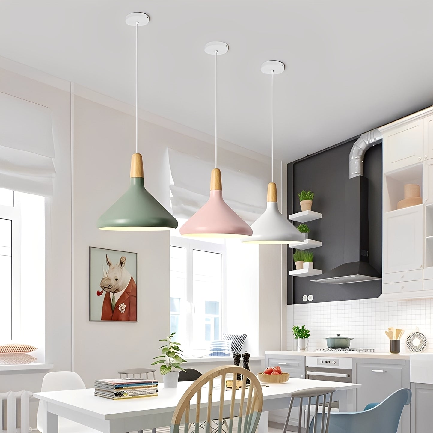 Miyako – Nordische Macaron-Deckenleuchte