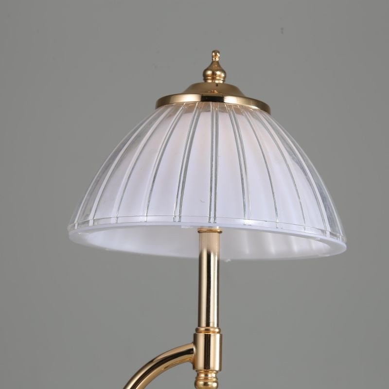 Emiko – Vintage Goldene Kristall-Tischlampe